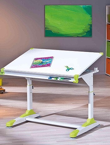 Bureau à plan inclinable en bois