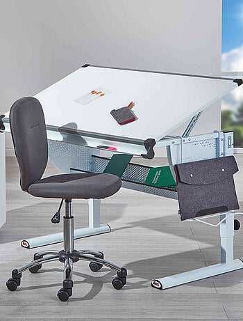 Bureau à plan inclinable en bois