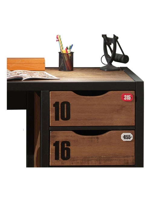 Bureau avec pieds métals - Kiabi