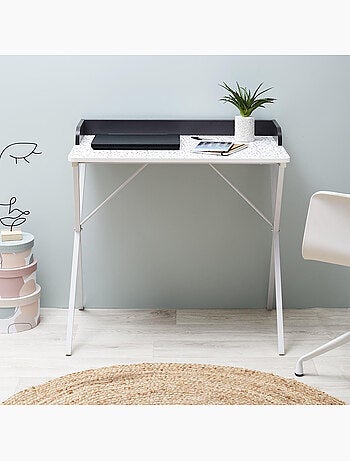 Bureau En Métal Et Mdf Terrazzo - Home Deco Kids