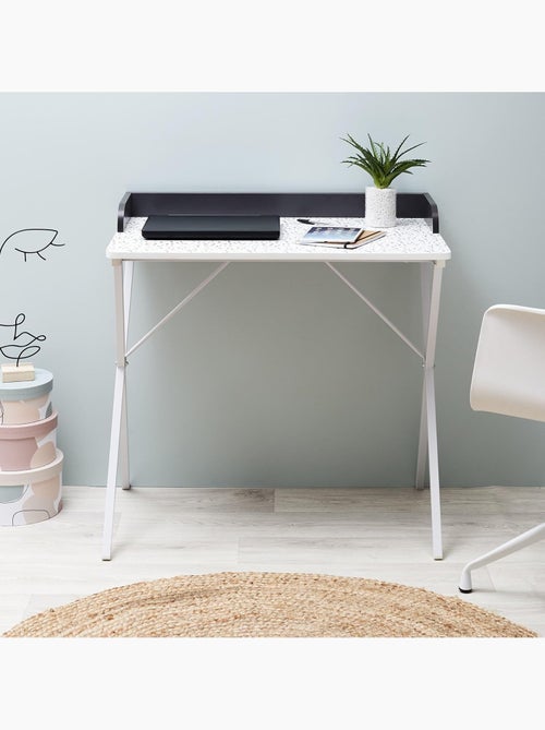 Bureau En Métal Et Mdf Terrazzo - Home Deco Kids - Kiabi Bureau En Métal Et Mdf Terrazzo - Home Deco Kids - Kiabi