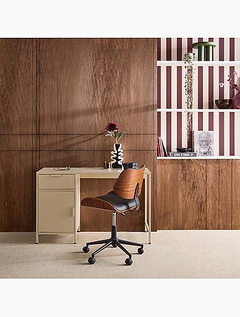 Bureau enfant acier laminé 1 tiroir Soho