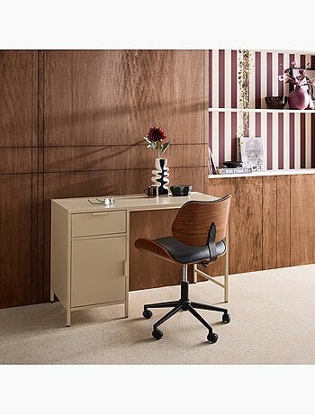 Bureau enfant acier laminé 1 tiroir Soho