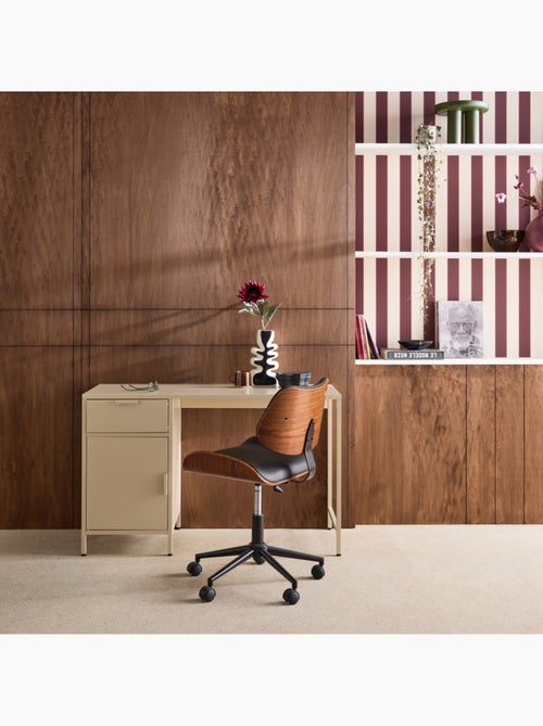 Bureau enfant acier laminé 1 tiroir Soho - Kiabi Bureau enfant acier laminé 1 tiroir Soho - Kiabi