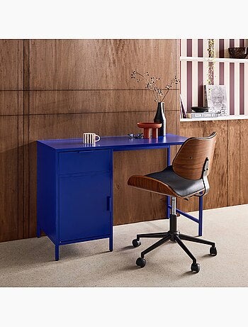 Bureau enfant acier laminé 1 tiroir Soho
