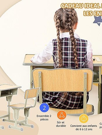 Bureau enfant vintage style pupitre