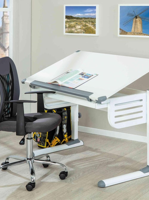 Bureau évolutif à plan inclinable en bois - Kiabi