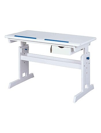 Bureau évolutif à plan inclinable + tiroir en bois