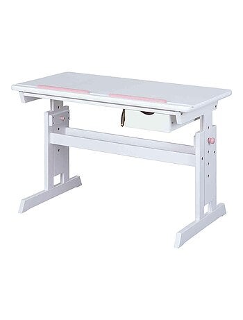 Bureau évolutif à plan inclinable + tiroir en bois