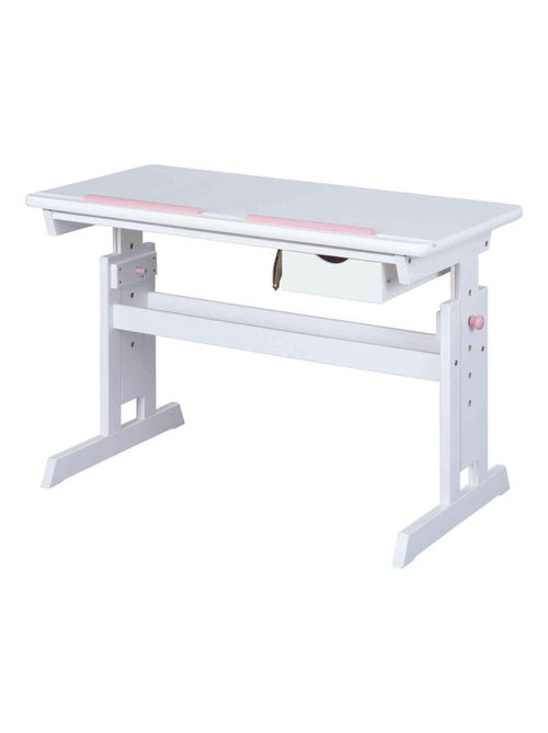 Bureau évolutif à plan inclinable + tiroir en bois - Kiabi