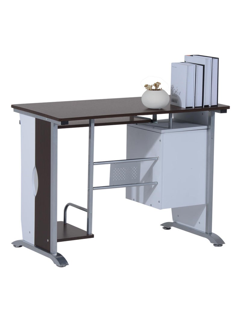 Bureau informatique design MDF Marron - Kiabi