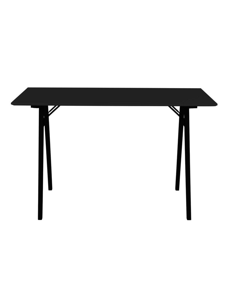 Bureau noir 120 x 60 x 75 cm - House Nordic Noir mat - Kiabi