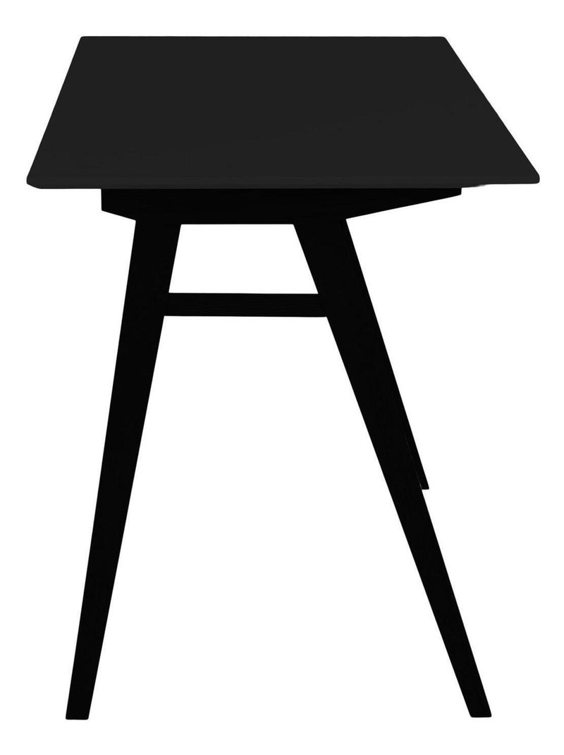 Bureau noir 120 x 60 x 75 cm - House Nordic Noir mat - Kiabi