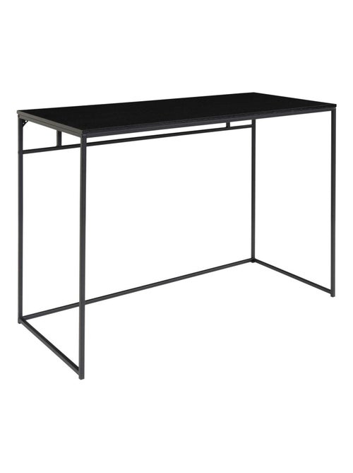 Bureau noir avec cadre noir 100 x 45 x 75 cm - House Nordic - Kiabi