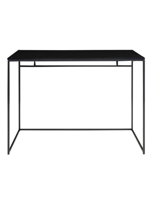 Bureau noir avec cadre noir 100 x 45 x 75 cm - House Nordic - Kiabi
