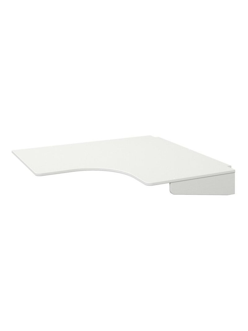 Bureau optionnel effet bois pour mezzanine COLETTE Blanc - Kiabi