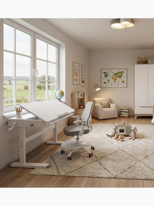 Bureau por enfant Smart Grow avec plateau inclinable - Kiabi Bureau por enfant Smart Grow avec plateau inclinable - Kiabi