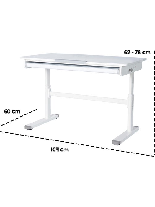 Bureau por enfant Smart Grow avec plateau inclinable - Kiabi Bureau por enfant Smart Grow avec plateau inclinable - Kiabi