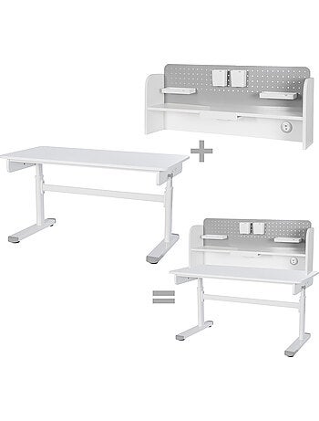 Bureau por enfant Smart Grow avec surmeuble