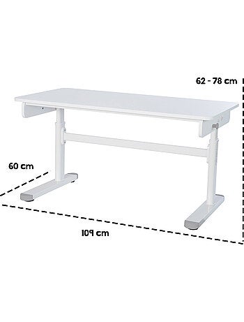 Bureau por enfant Smart Grow avec surmeuble