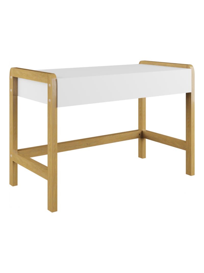 Bureau Victor Blanc Beige - Kiabi