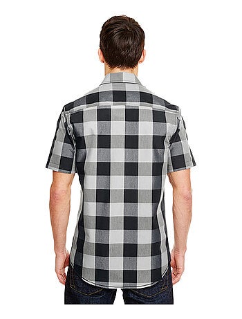 Burnside - Chemise motif/style À carreaux buffalo