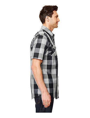 Burnside - Chemise motif/style À carreaux buffalo