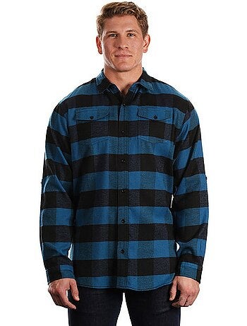 Burnside - Chemise motif/style motif écossais à carreaux