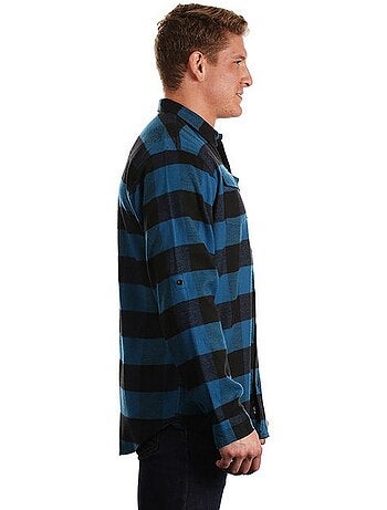 Burnside - Chemise motif/style motif écossais à carreaux