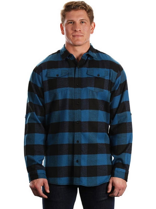 Burnside - Chemise motif/style motif écossais à carreaux - Kiabi