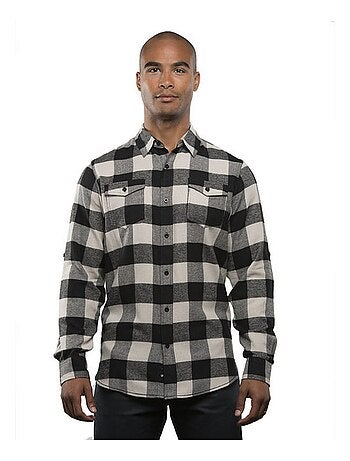 Burnside - Chemise motif/style motif écossais à carreaux