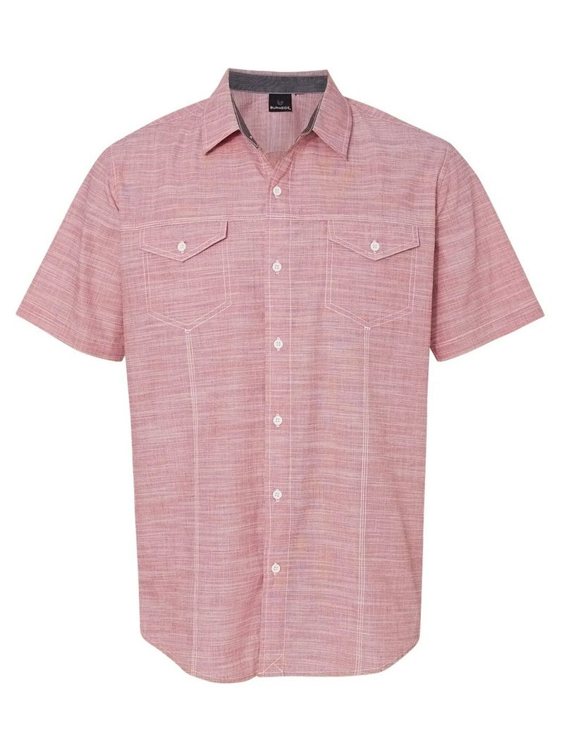 Burnside - Chemise Rouge - Kiabi