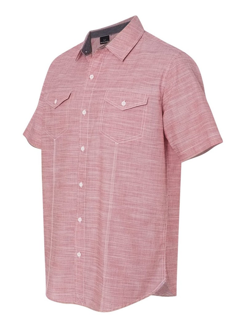 Burnside - Chemise Rouge - Kiabi
