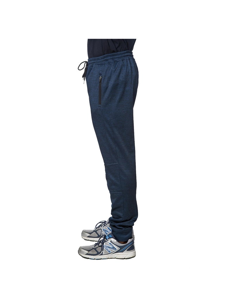 Burnside - Pantalon de jogging motif/style Tricoté TECH Bleu marine - Kiabi