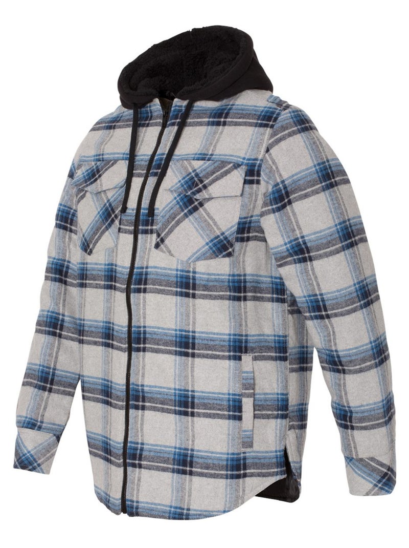 Burnside - Sweat à capuche Gris Bleu - Kiabi