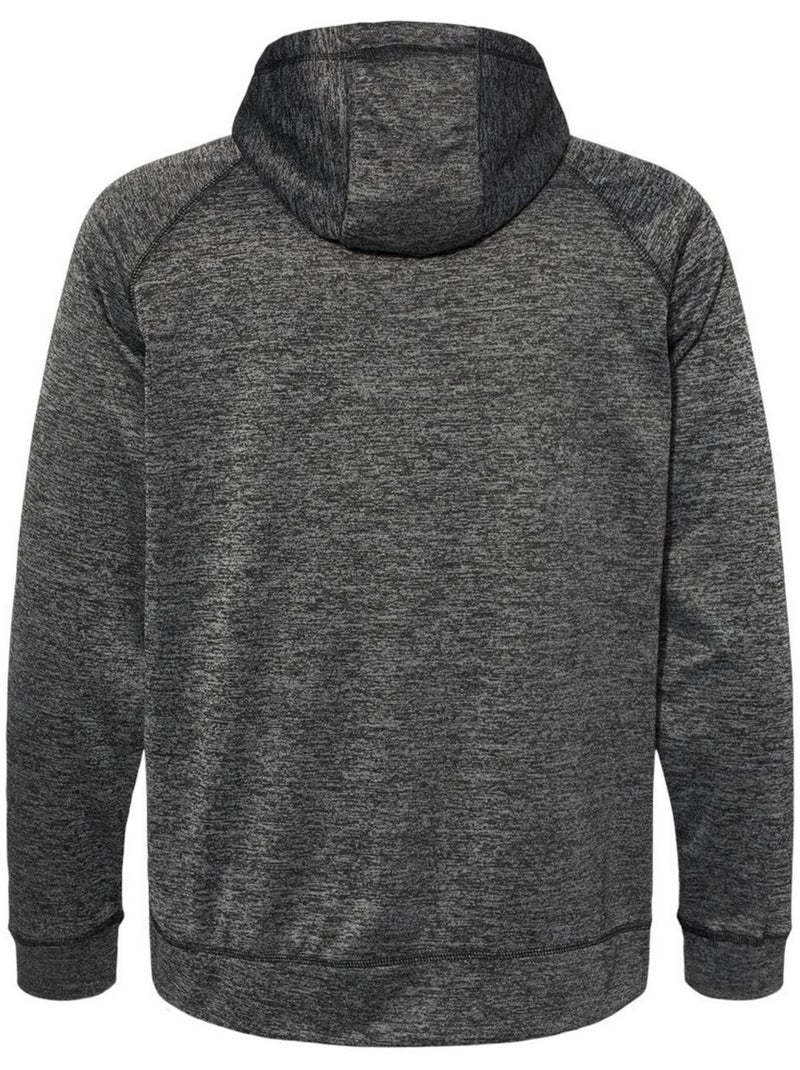 Burnside - Sweat à capuche manches raglan Gris chiné - Kiabi