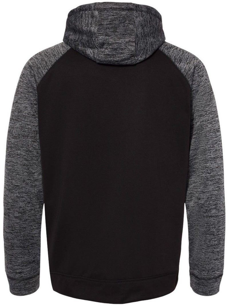 Burnside - Sweat à capuche manches raglan Noir - Kiabi
