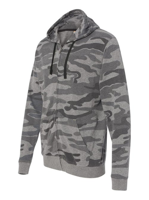 Burnside - Sweat à capuche motif/style camouflage - Kiabi