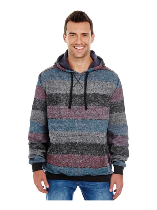 Burnside - Sweat à capuche motif/style rayé - Kiabi