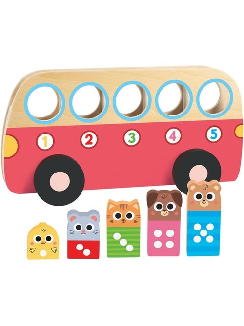 Bus de comptage 1 à 5 - Kiabi