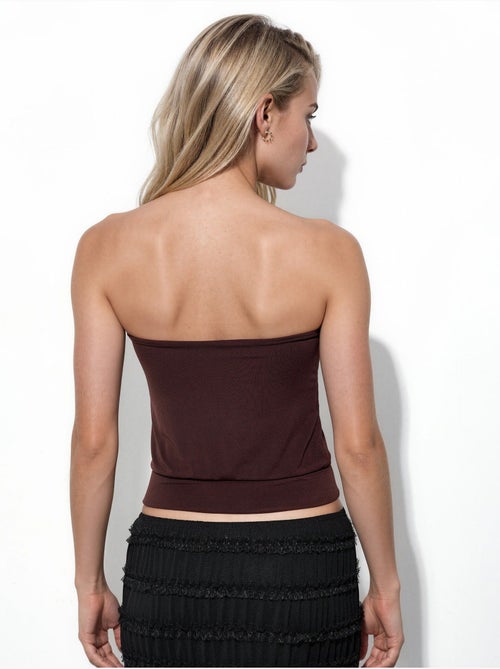 Busem crop top tricoté sans bretelles - Kiabi Busem crop top tricoté sans bretelles - Kiabi