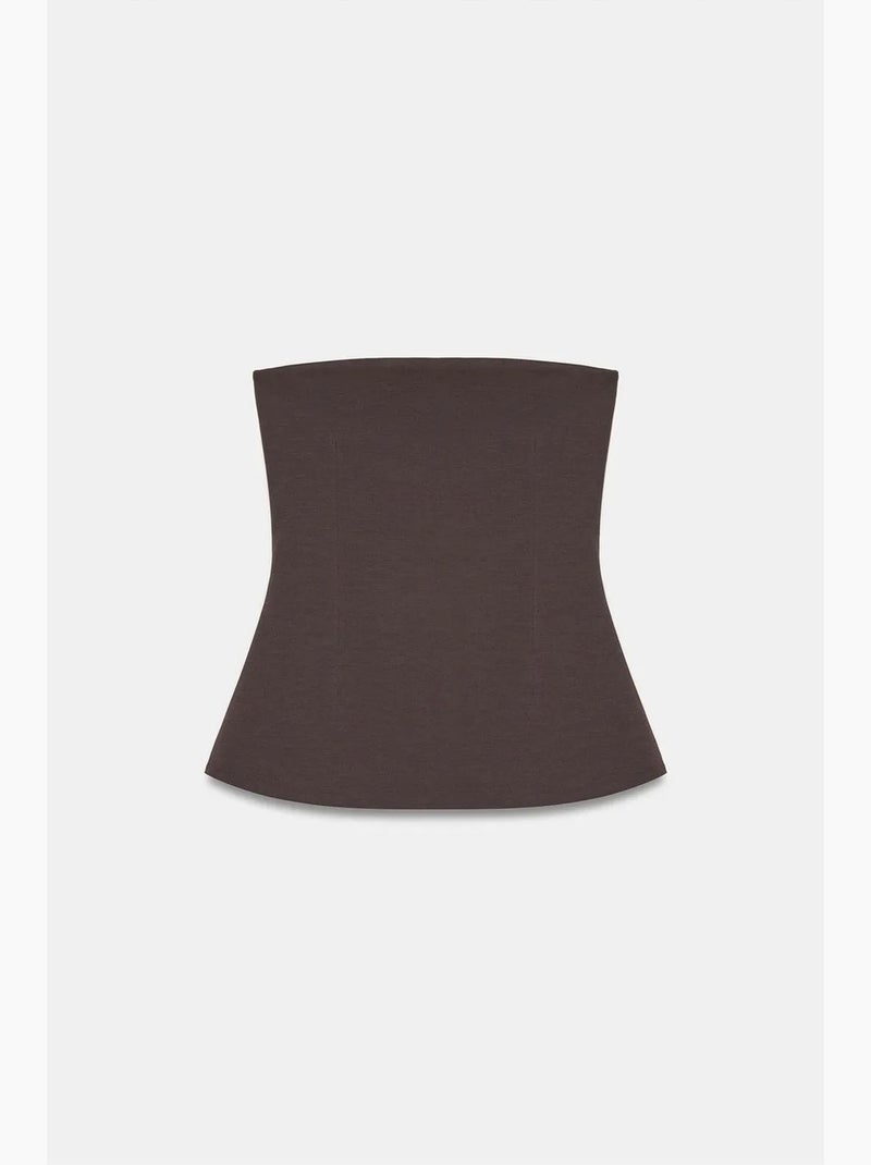 Bustier ajusté dilvin Marron chocolat - Kiabi
