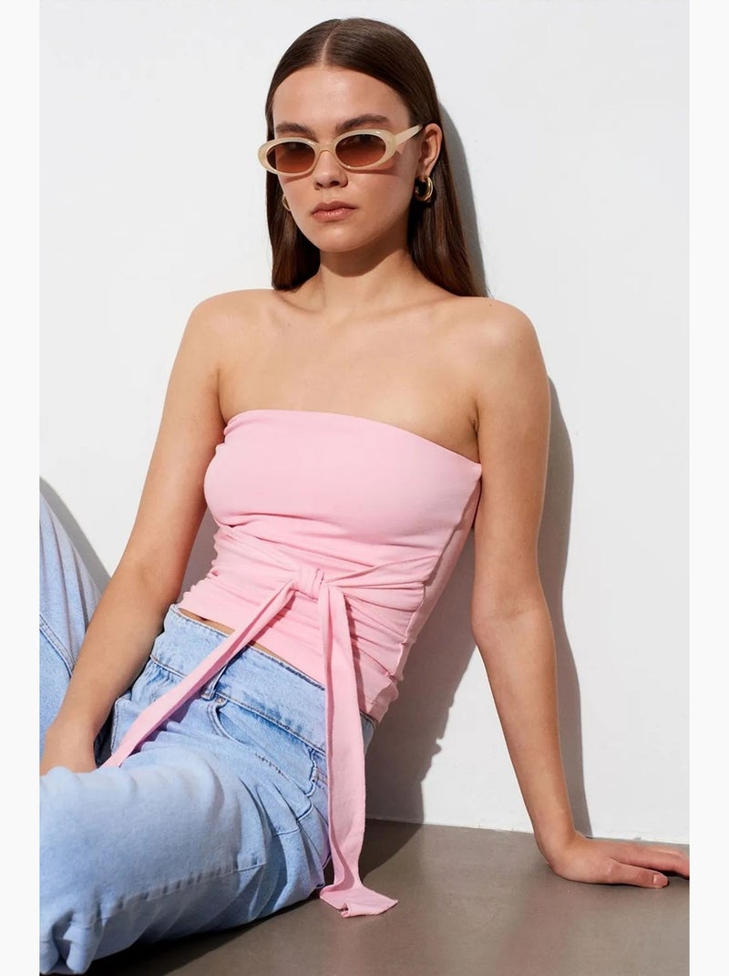 Bustier ajusté dilvin Rose clair - Kiabi