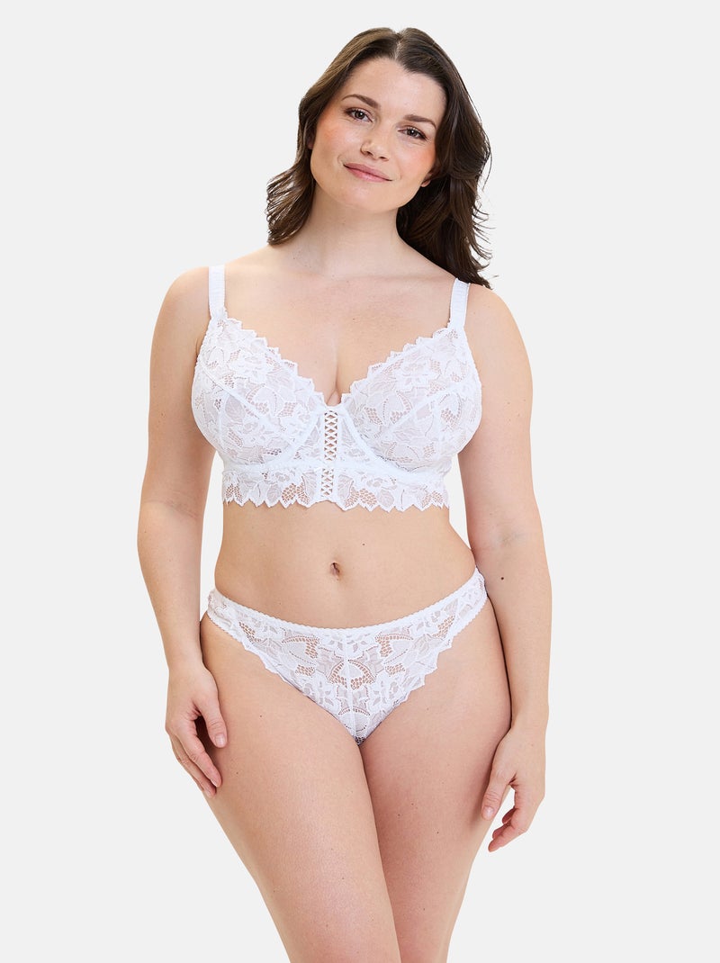 Bustier arum sans complexe lingerie Blanc - Kiabi
