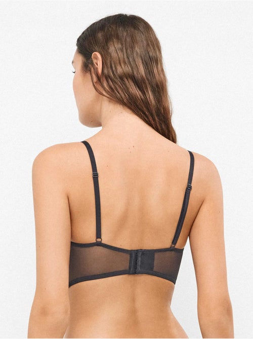 Bustier brodé floral en bonnets B et C - Kiabi Bustier brodé floral en bonnets B et C - Kiabi