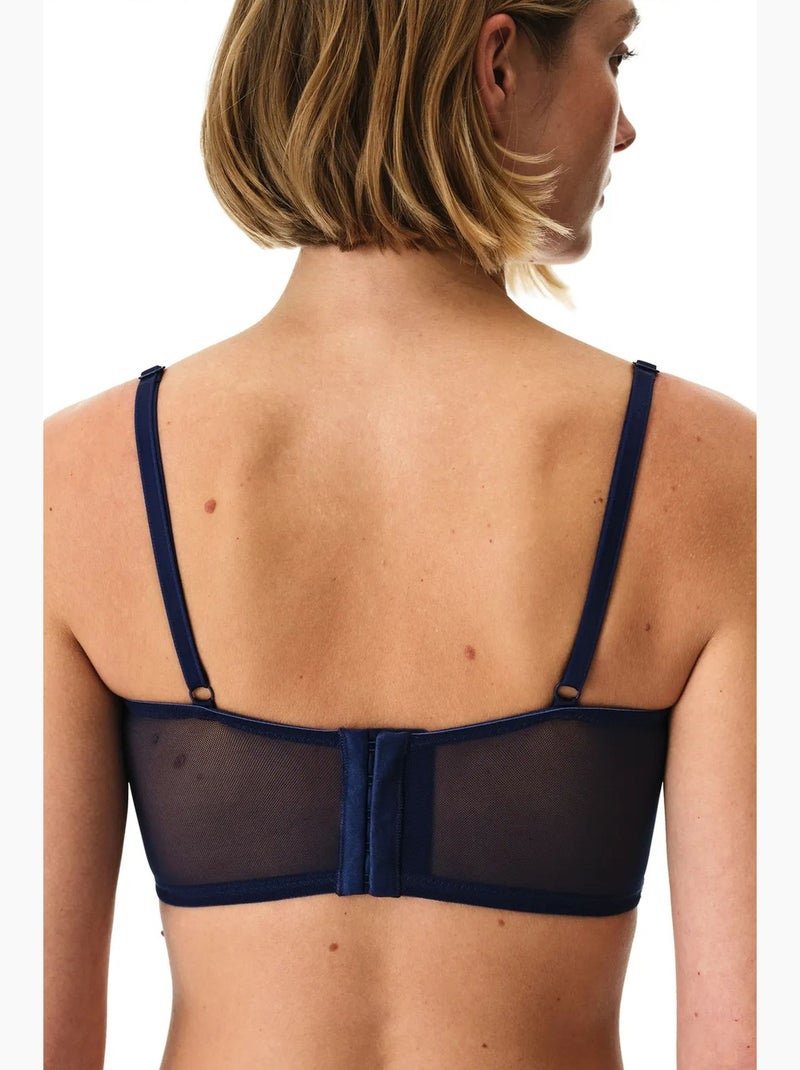 Bustier broidery femme penti Bleu marine - Kiabi
