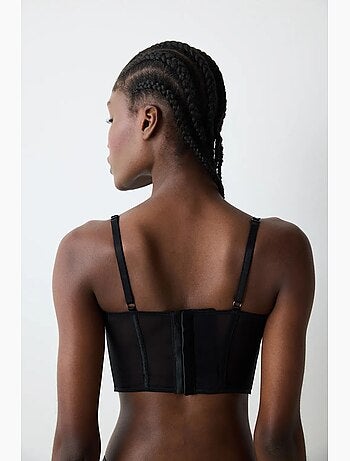 Bustier corset léopard penti