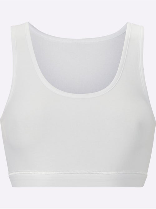 Bustier Côtes Fines - Taille Standard - Witt - Lot de 3 - Kiabi