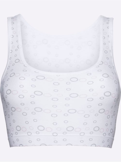 Bustier Côtes Fines - Taille Standard - Witt - Lot de 3 - Kiabi