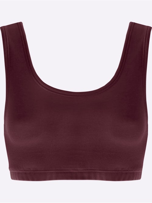 Bustier Côtes Fines - Taille Standard - Witt - Lot de 3 - Kiabi